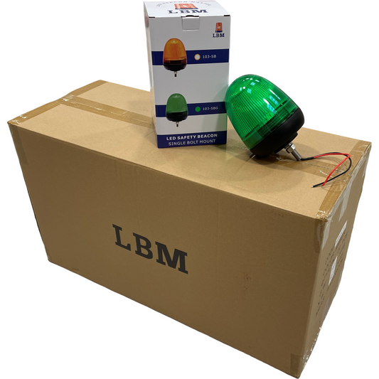 20 x LED Green Economy Beacon Bolt On 12v/24v