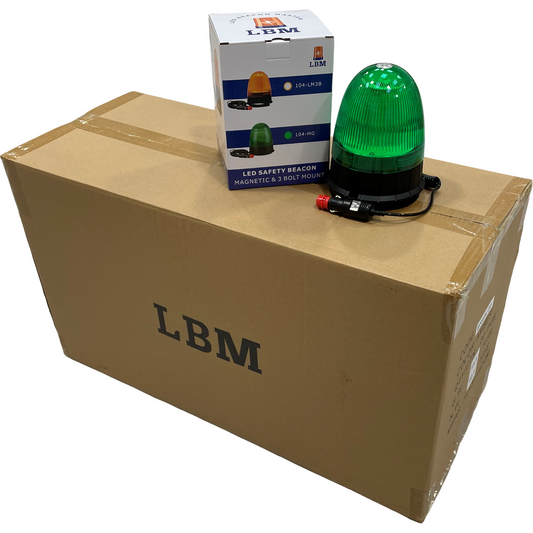 20 x LED Green Economy Beacon Magnetic 12/24v