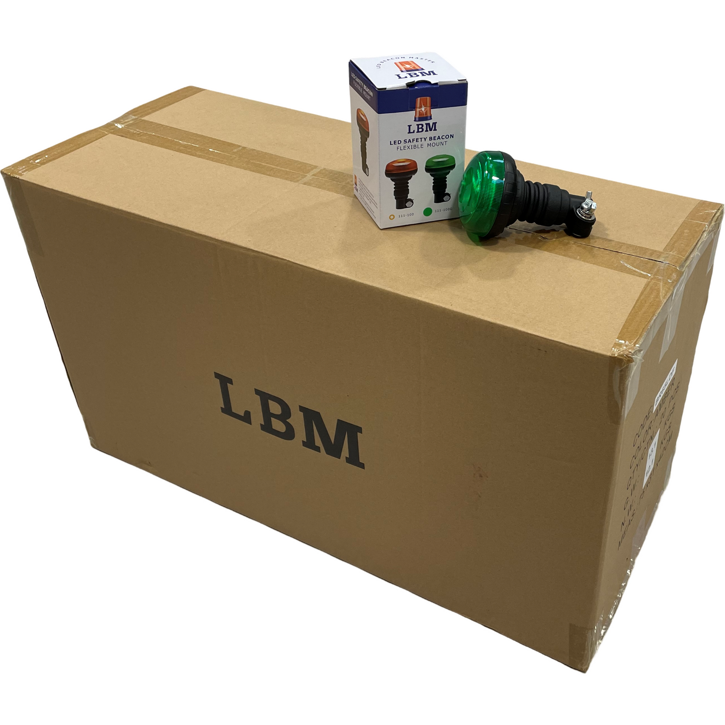 20 x LED Green Economy Micro Beacon Flexi Din 12/24v