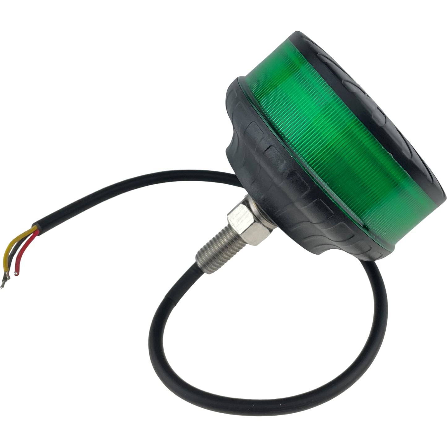 LED Green Micro Beacon Bolt On 12/24v R65