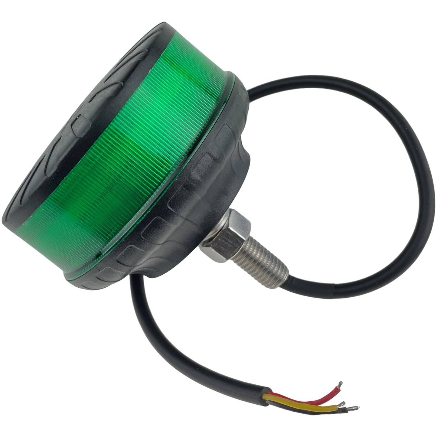 LED Green Micro Beacon Bolt On 12/24v R65