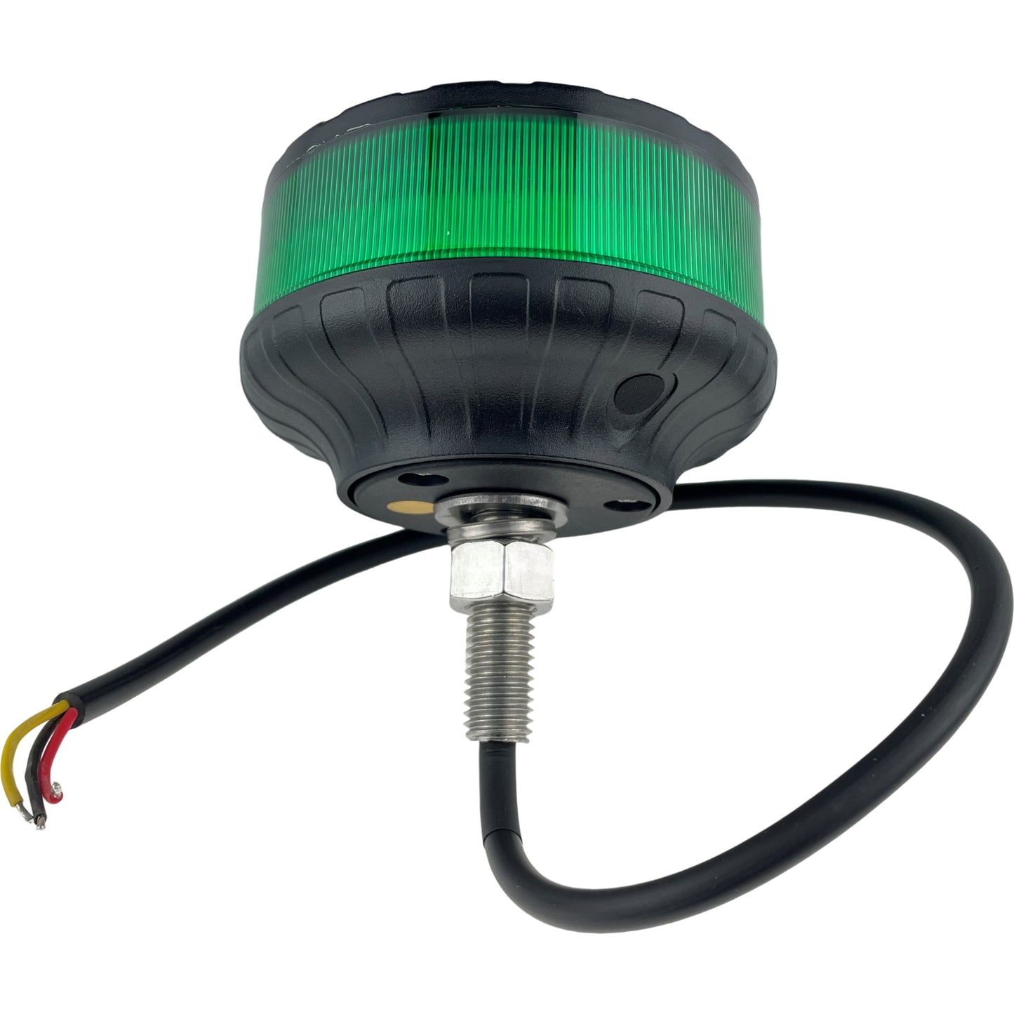 LED Green Micro Beacon Bolt On 12/24v R65