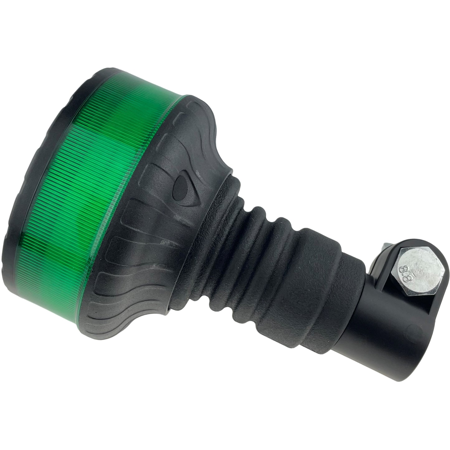 LED Green Micro Beacon Flexi Din Fitting UK 12/24v