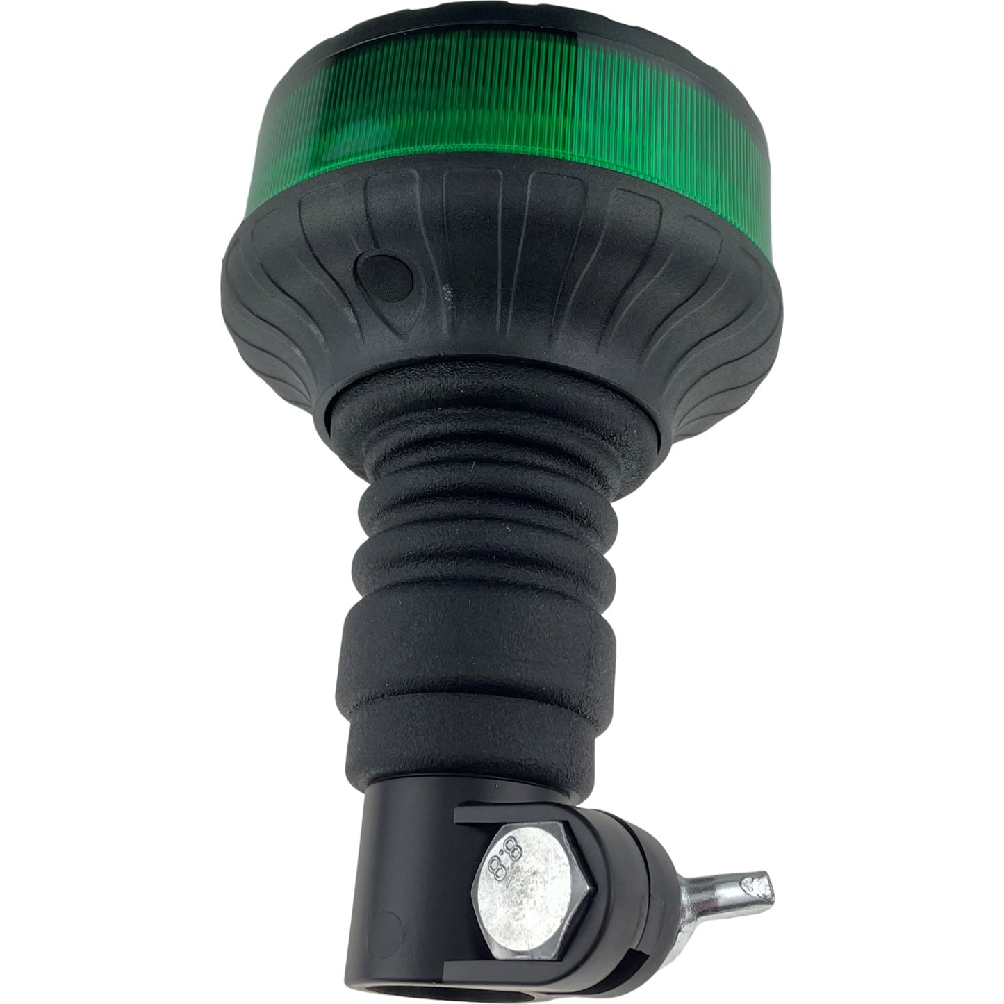 LED Green Micro Beacon Flexi Din Fitting UK 12/24v