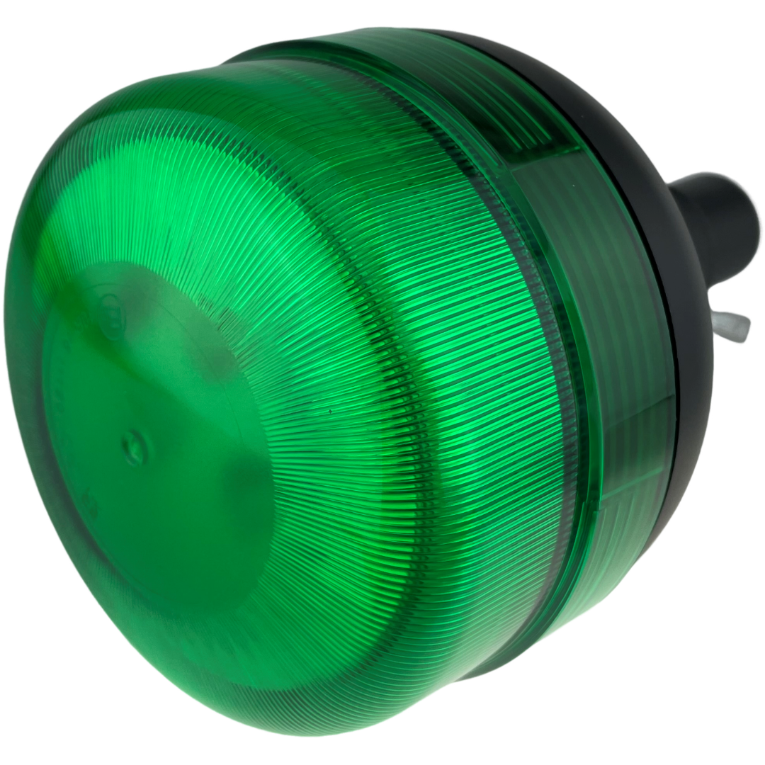 LED Green Flashing Standard Light Beacon Seatbelt Compatible Flexi Din for UK Vehicles