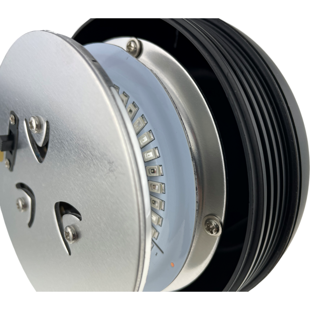 LED Green Flashing Standard Light Beacon Seatbelt Compatible Flexi Din for UK Vehicles