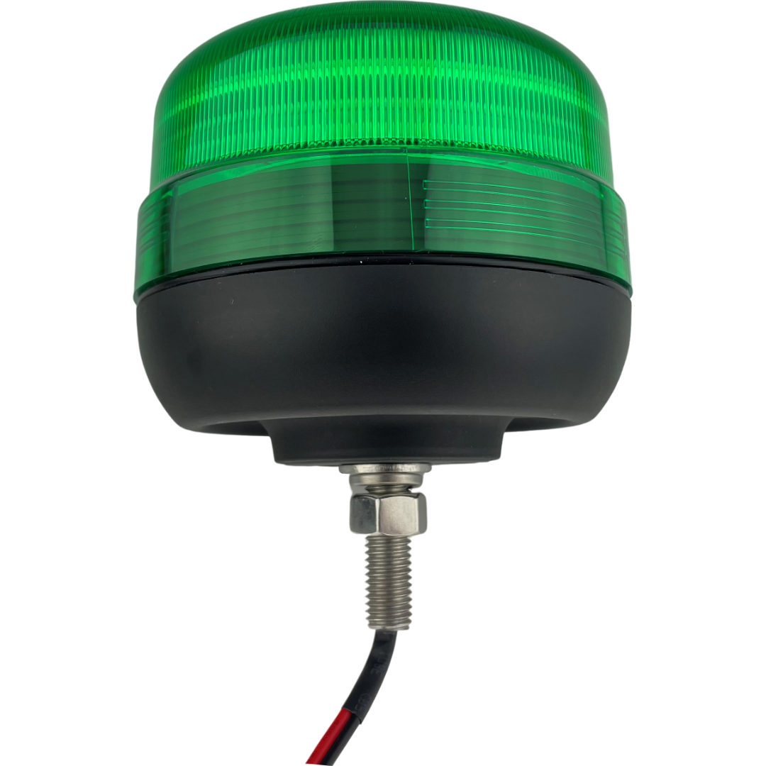 LED Green Flashing Standard Light Beacon Seatbelt Bolt On Hazard Strobe UK Vehicles
