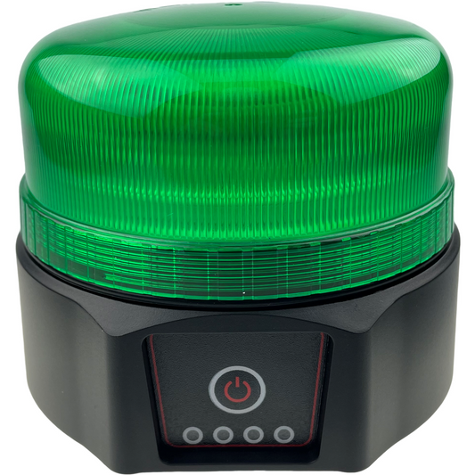 LED Green Rechargeable Magnetic Beacon for Marinas and Doctors
