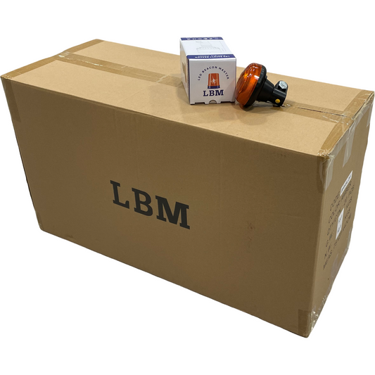 20 x LED Amber Economy Micro Beacon Din 12/24v R65