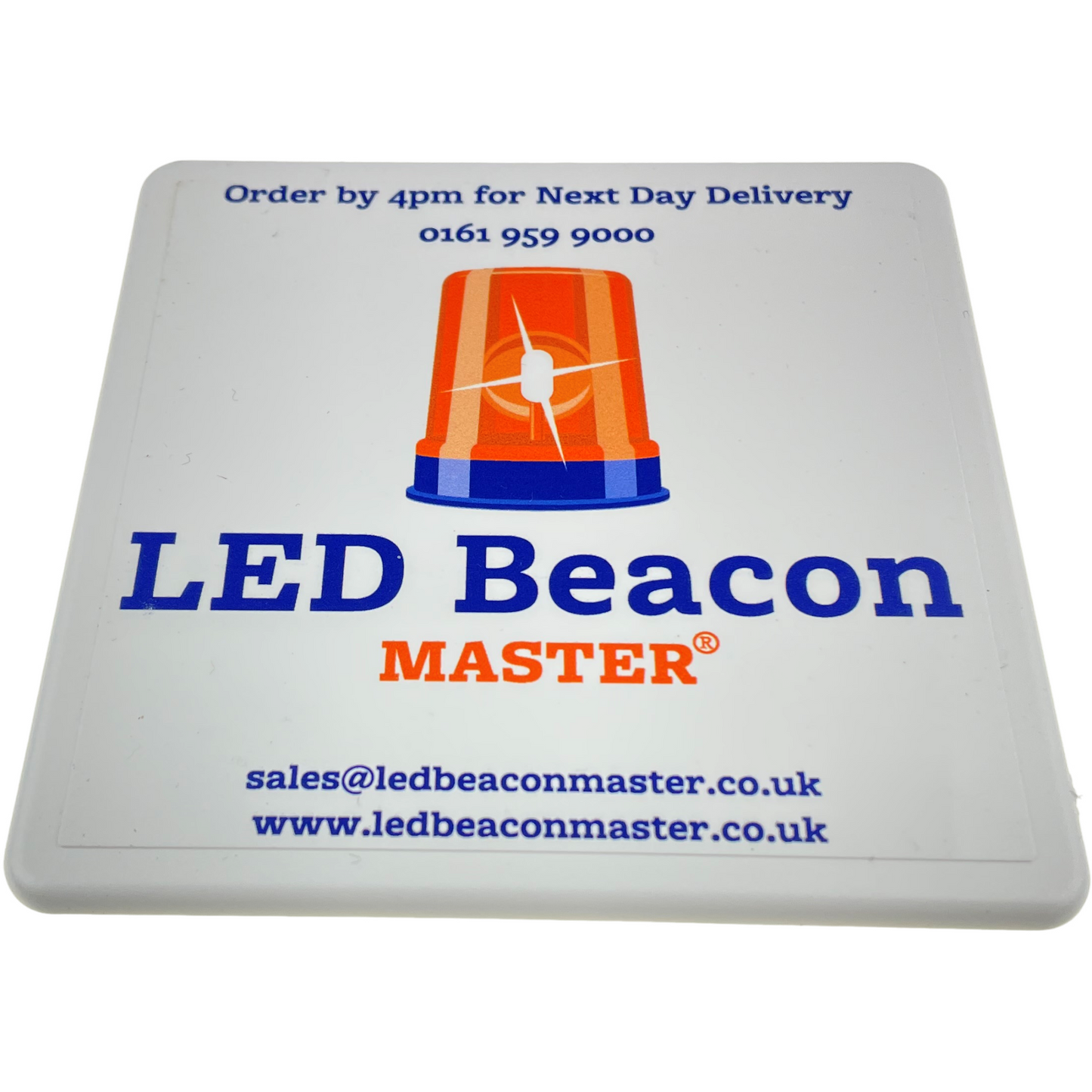 LED Beacon Master® Coaster