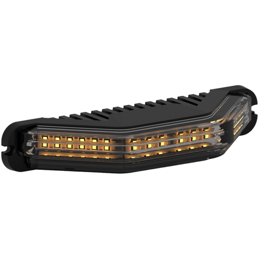 Corner Unit 18 LED Module Amber White Strobe Light 12-24v IP67 IP69K R65 - Single
