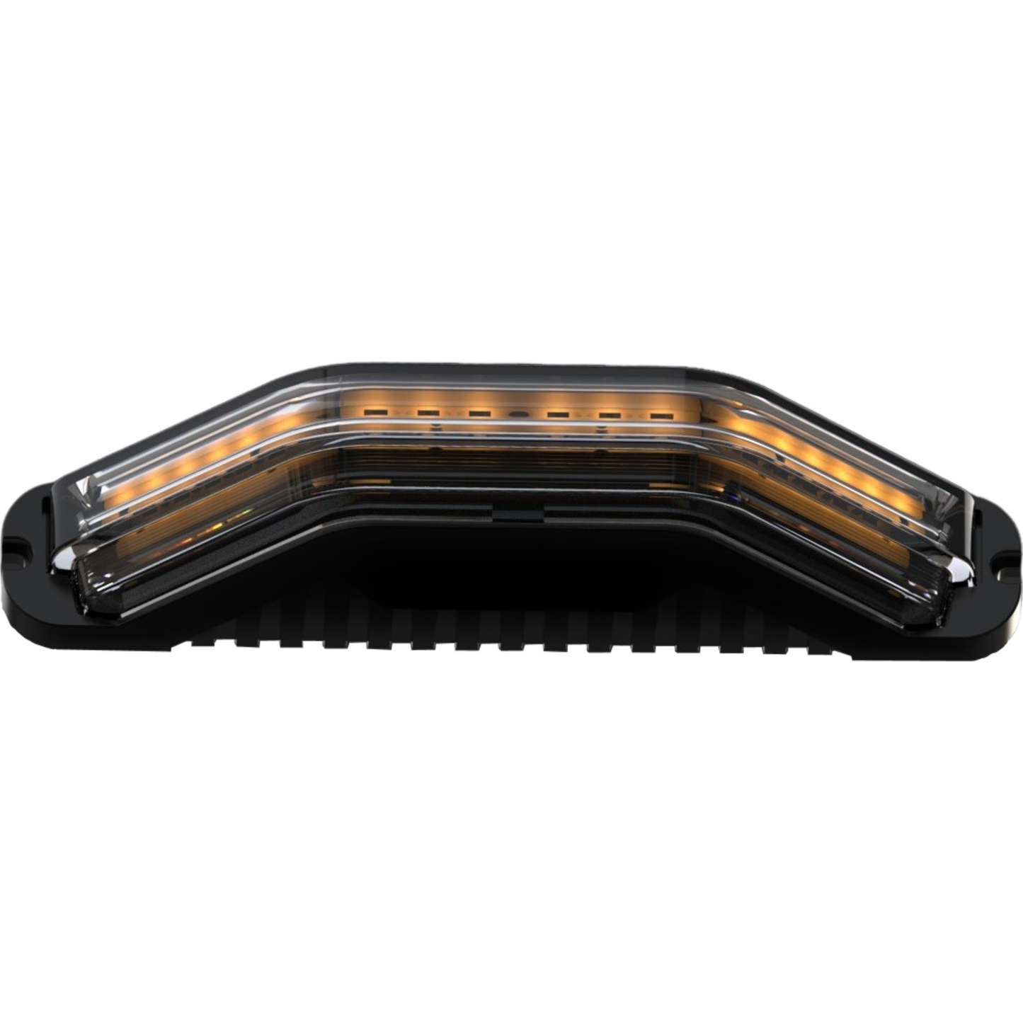 Corner Unit 18 LED Module Amber White Strobe Light 12-24v IP67 IP69K R65 - Single