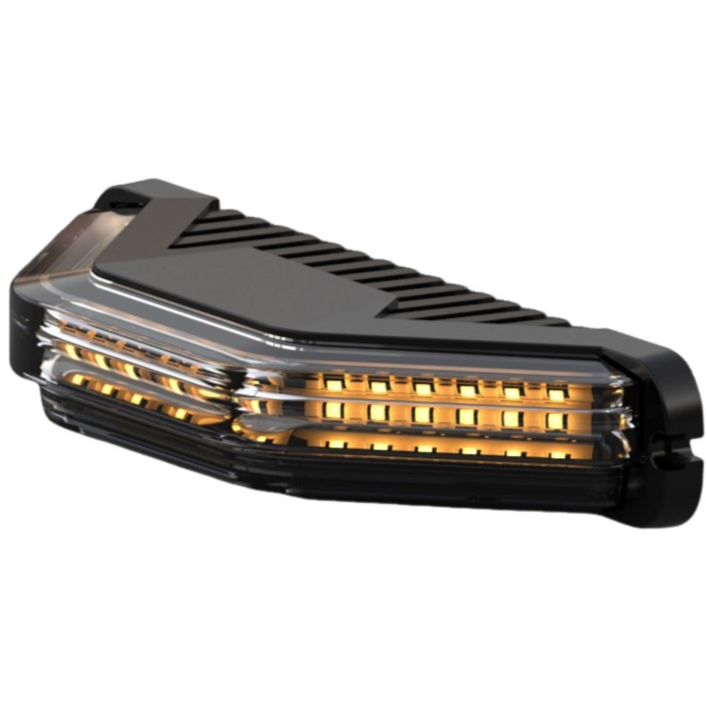 Corner Unit 18 LED Module Amber White Strobe Light 12-24v IP67 IP69K R65 - Single