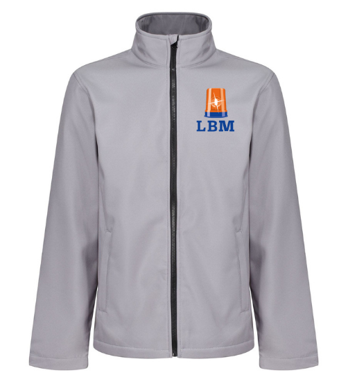 LED Beacon Master® Light Grey Softshell Jacket - FREE with Orders Over £500