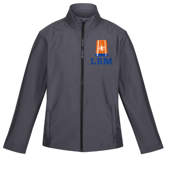 LED Beacon Master® Dark Grey Softshell Jacket - FREE with Orders Over £500