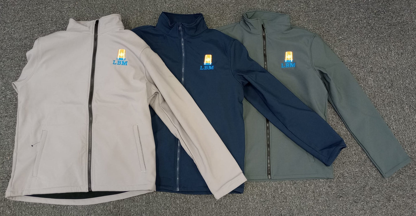 LED Beacon Master® Light Grey Softshell Jacket - FREE with Orders Over £500