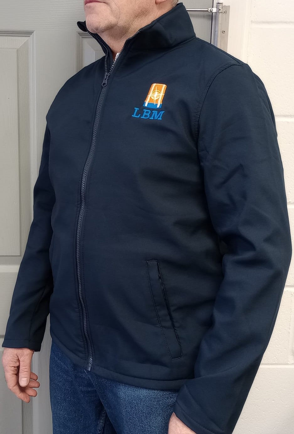 LED Beacon Master® Navy Softshell Jacket - FREE with Orders Over £500