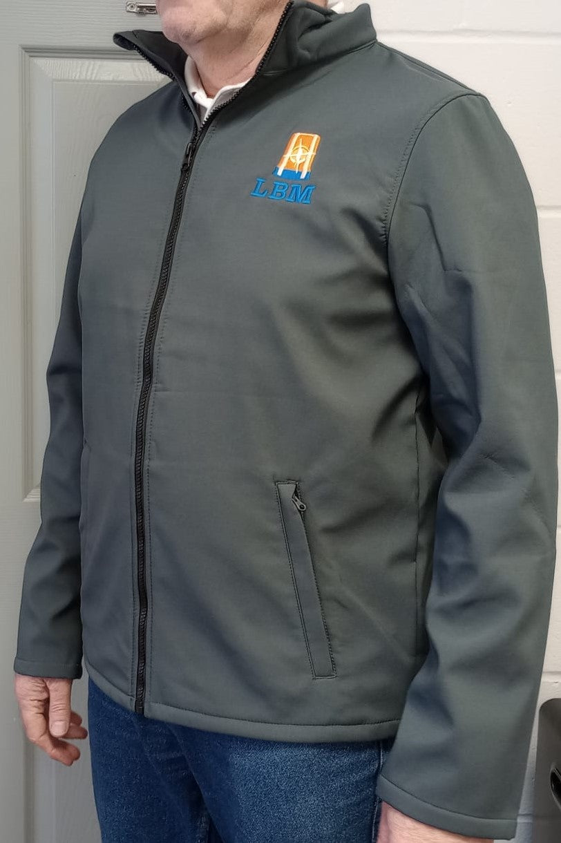 LED Beacon Master® Dark Grey Softshell Jacket - FREE with Orders Over £500