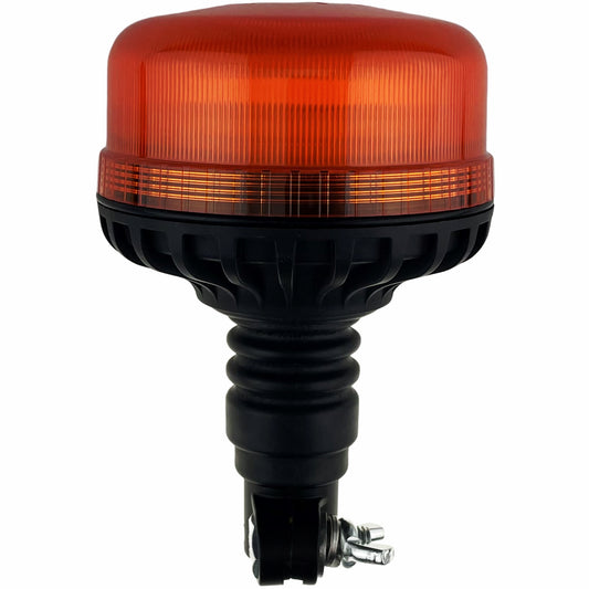 LED Amber Compact Beacon Flexi Din 12/24v R65