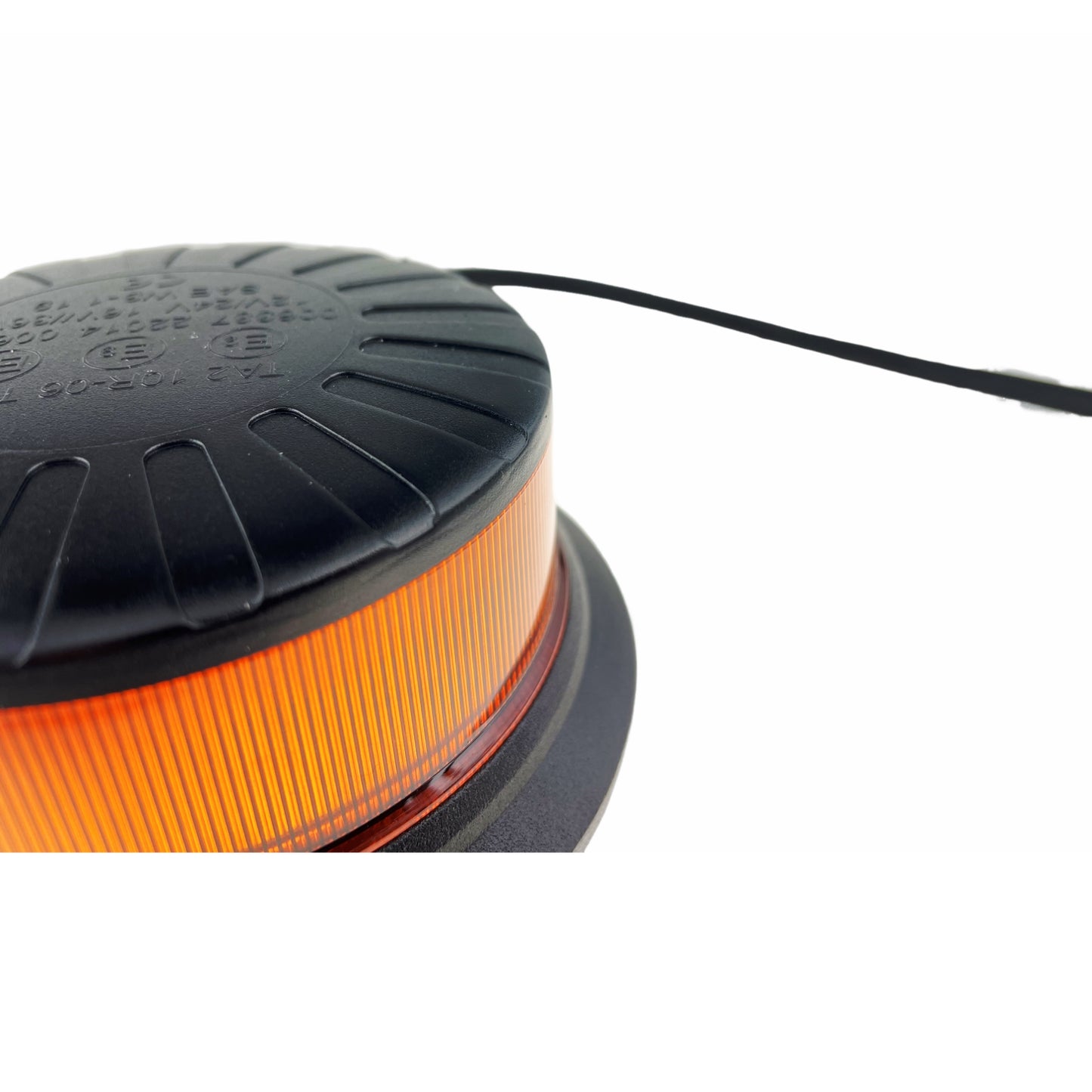 LED Amber Micro Beacon 3 Bolt 12/24v R65