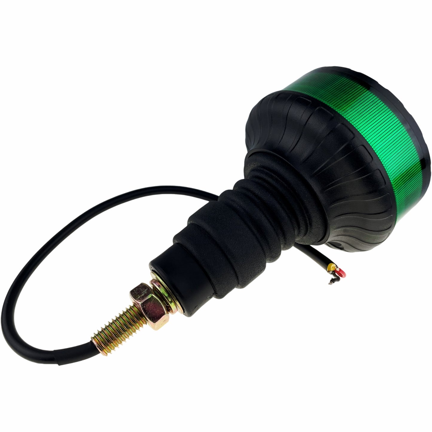 LED Green Micro Beacon Flexi Bolt On 12/24v