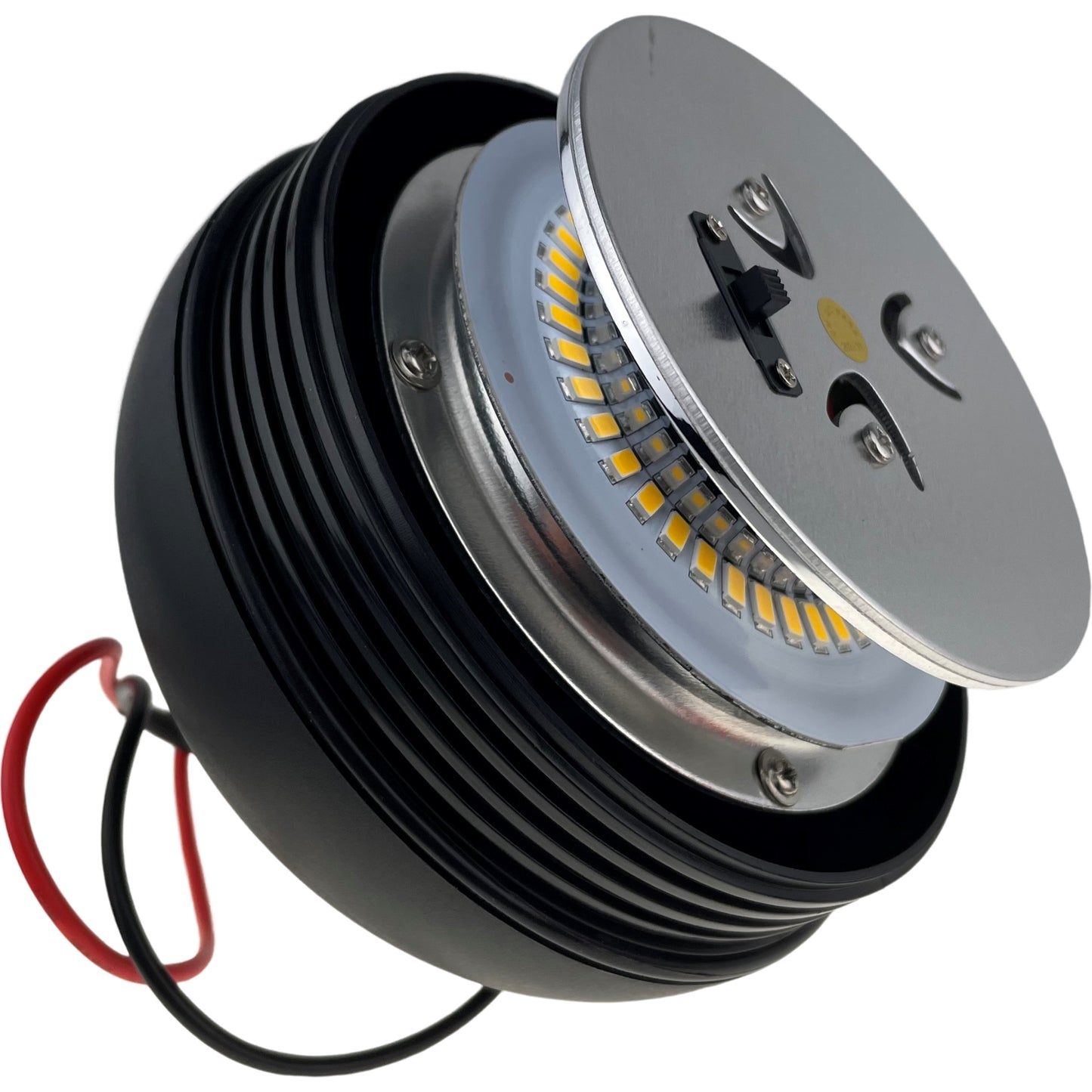 LED Amber Standard Beacon Bolt On 12/24v R65