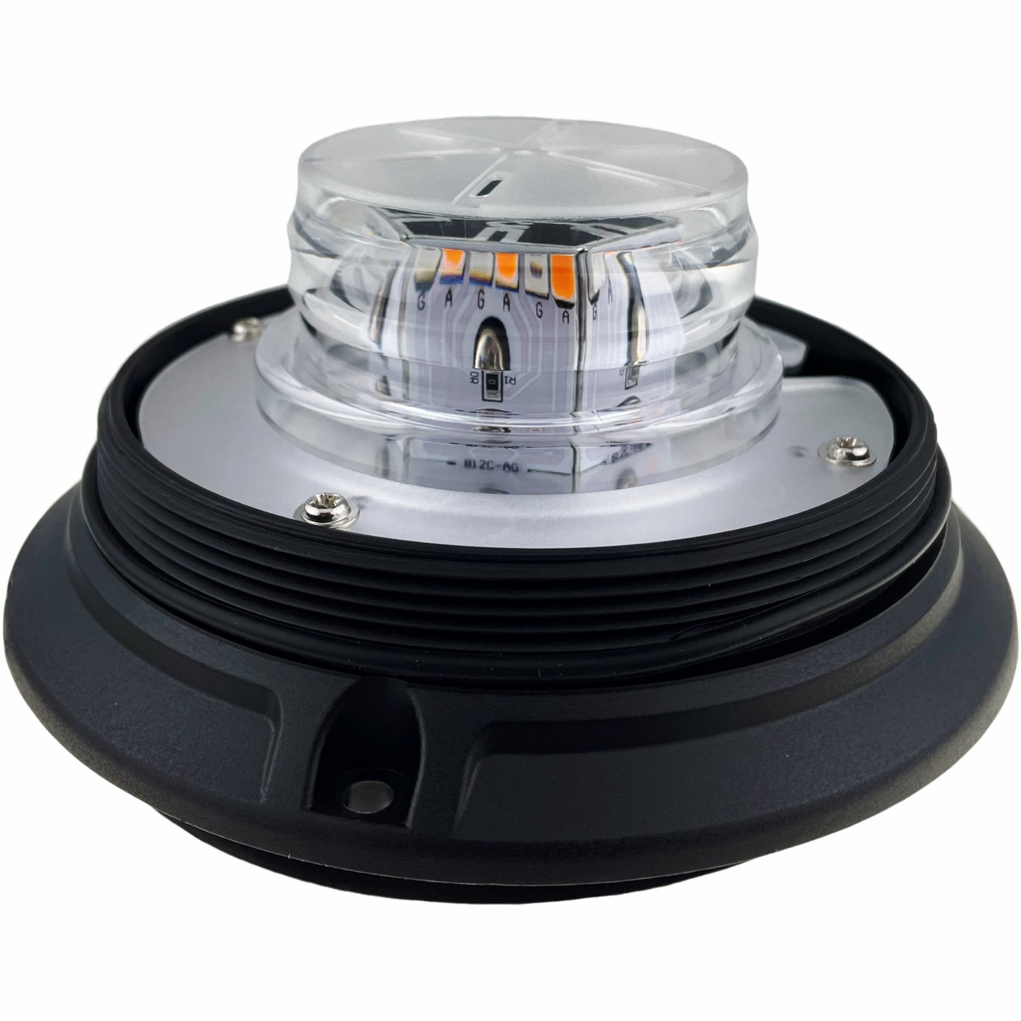 LED Beacon Amber Green Dual Colour Seatbelt Connected Magnetic 12/24v