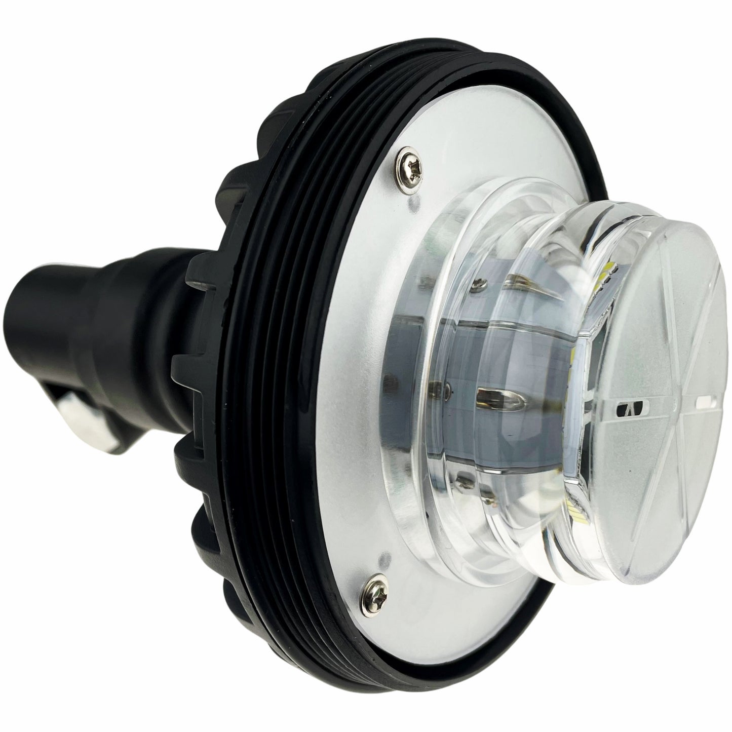 LED Green Compact Beacon Flexi Din 12/24v