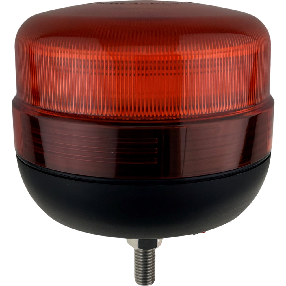 LED Amber Low Profile Beacon Bolt On 12/24v R65 – LED Beacon Master