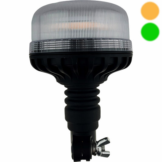 LED Amber Green Dual Colour Beacon Flexi Din 12/24v