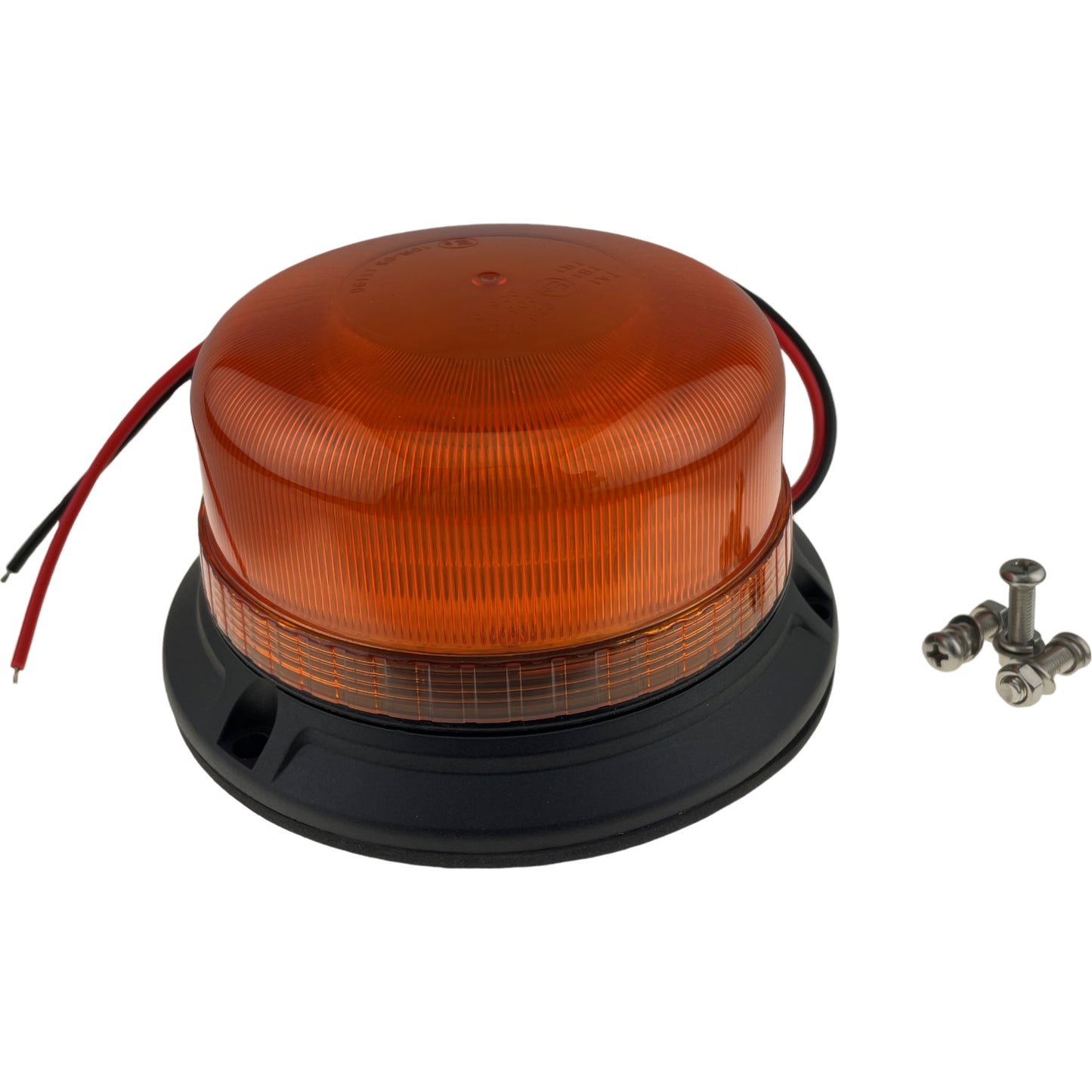 LED Amber Compact Beacon 3 Bolt 12/24v R65