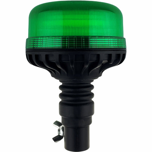 LED Green Compact Beacon Flexi Din 12/24v