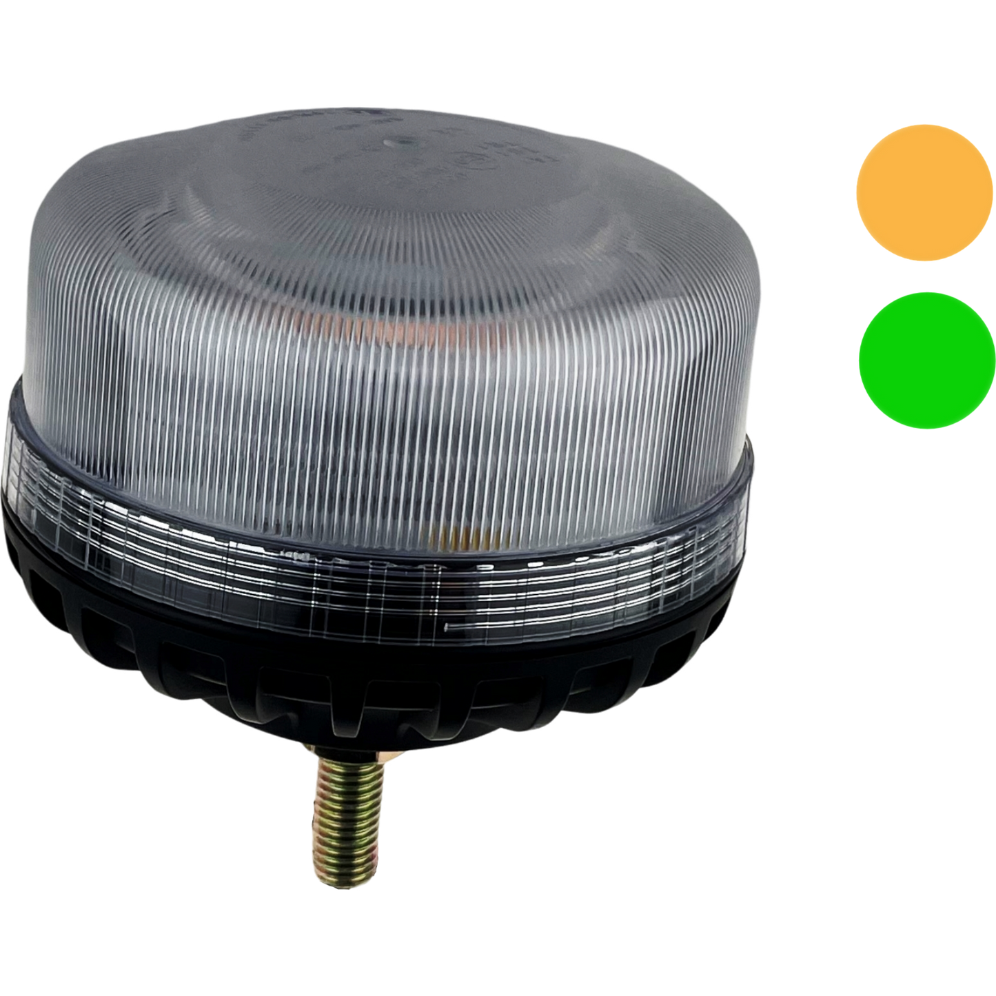 20 x LED Beacon Amber Green Dual Colour Seatbelt Connected Bolt On 12/24v