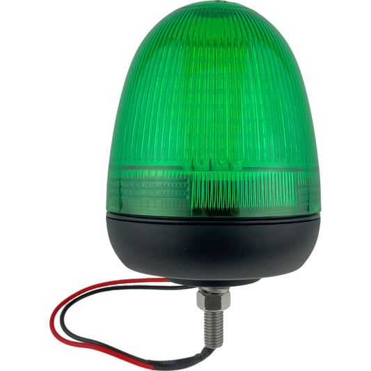 LED Green Flashing Seatbelt Economy Light Beacon Bolt On Fitting for UK Vehicles 12V-24V Strobe