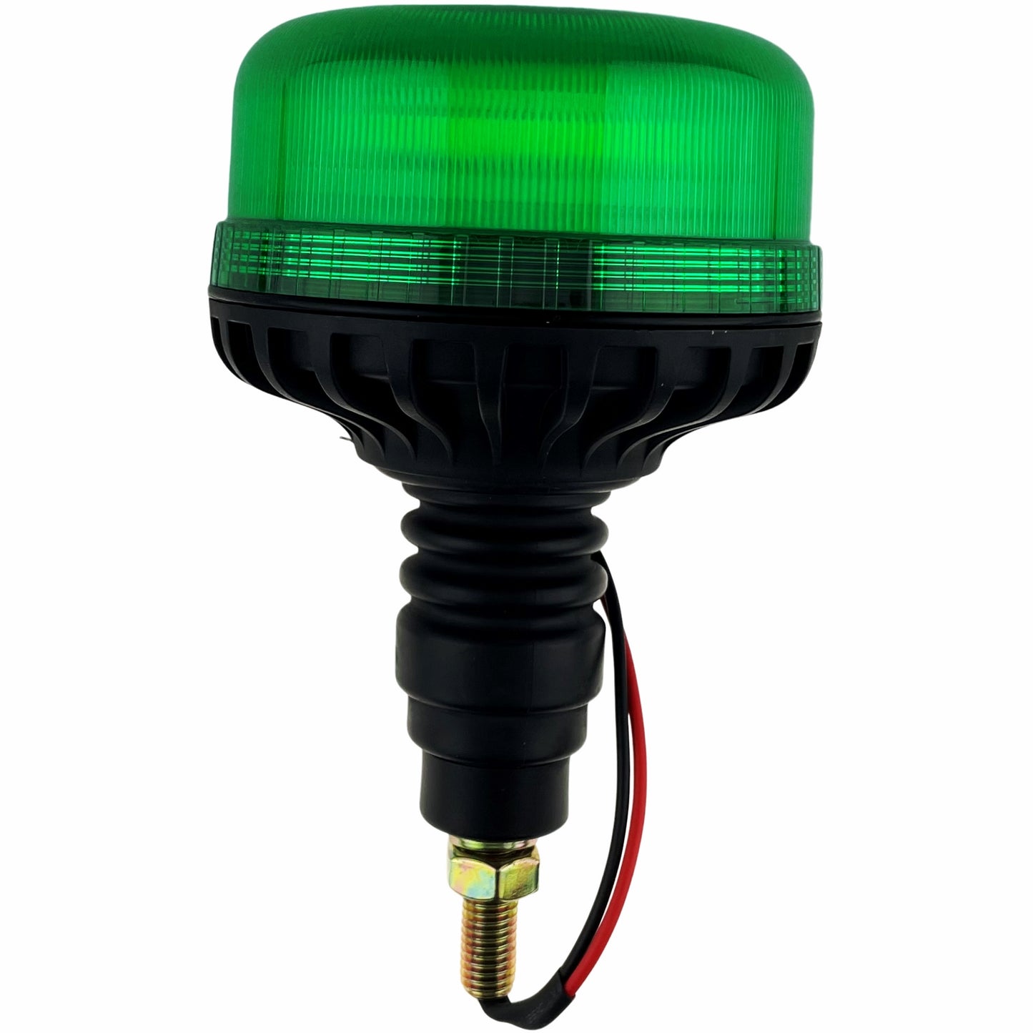 LED Green Compact Beacon Bolt On 12/24v