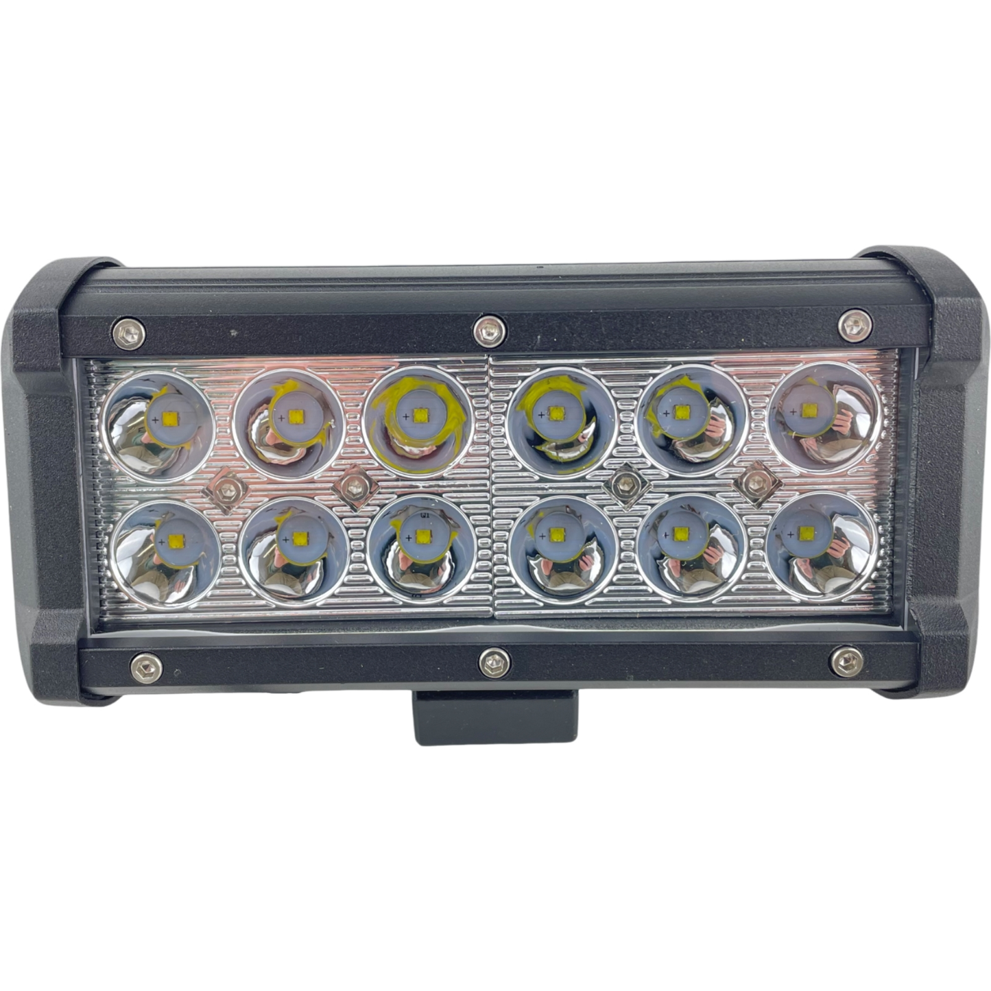 LED Clear Work Light Bolt On 12/24v 6" Six Inches 36W