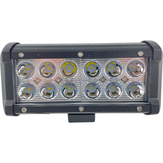 LED Clear Work Light Bolt On 12/24v 6" Six Inches 36W