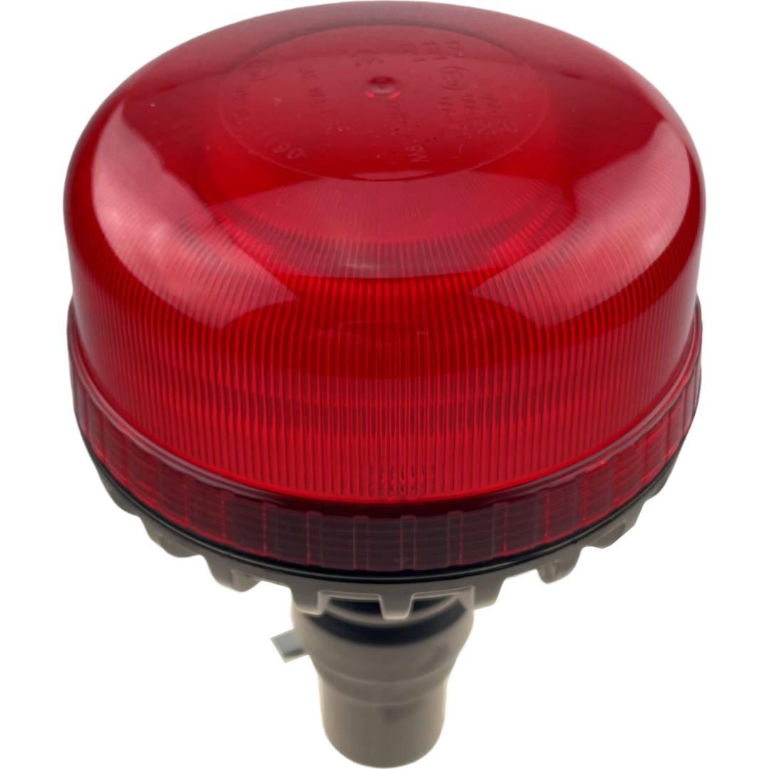 LED Red Compact Beacon Flexi Din 12/24v Emergency Vehicles Industrial Aviation