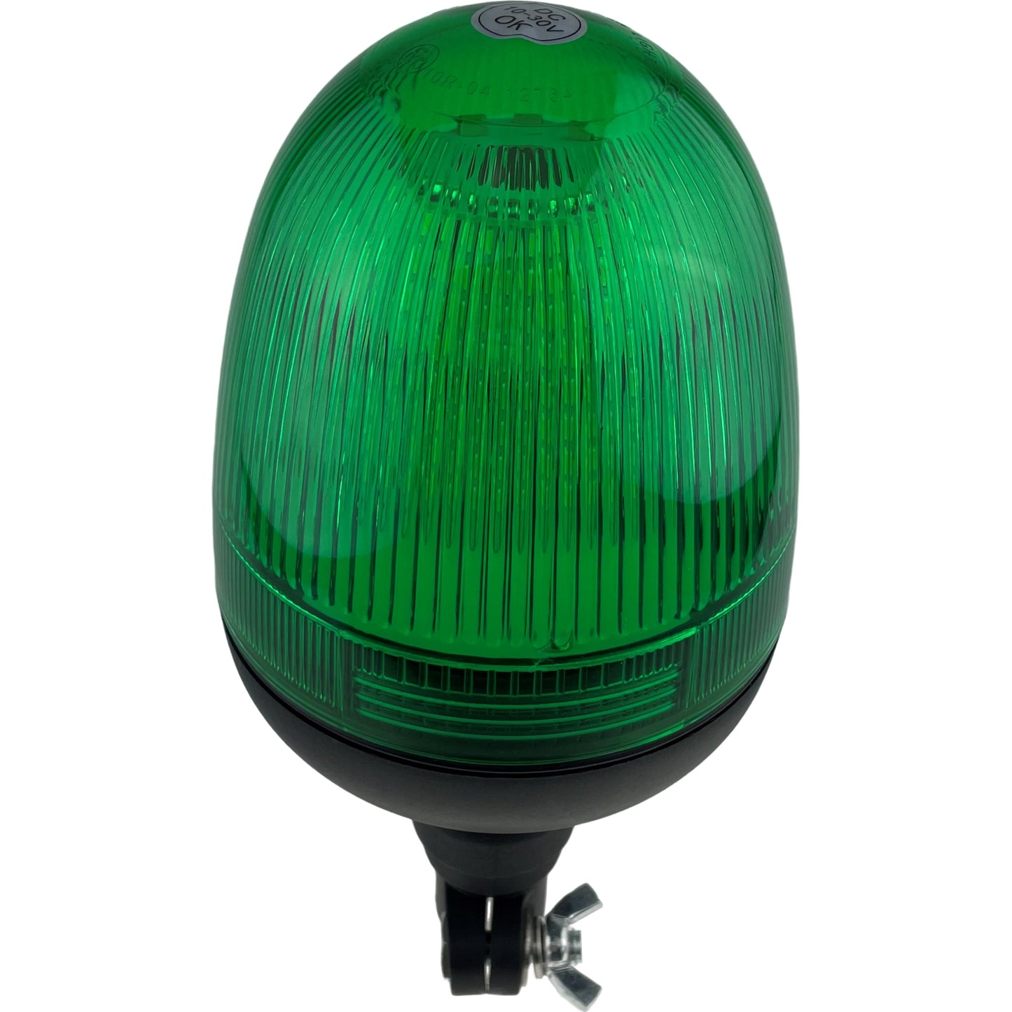 LED Green Flashing Economy Light Beacon Flexi Din Fitting for UK Vehicles 12/24v