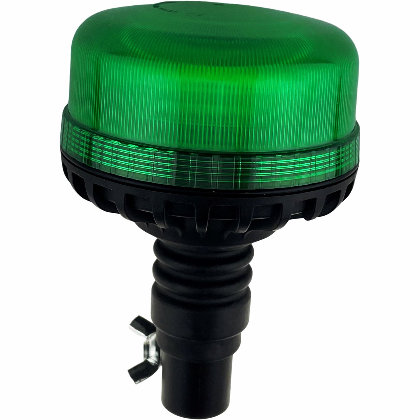 LED Green Compact Beacon Flexi Din 12/24v