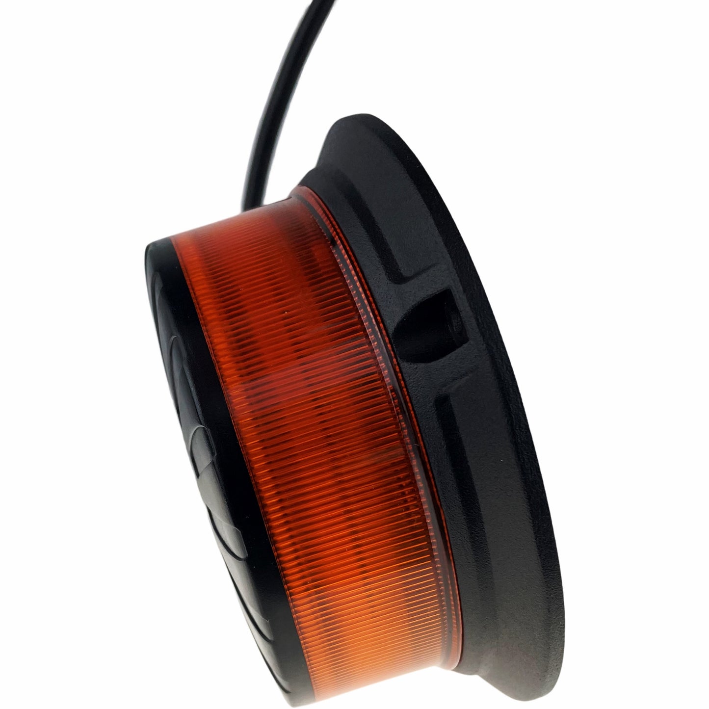 LED Amber Micro Beacon 3 Bolt 12/24v R65