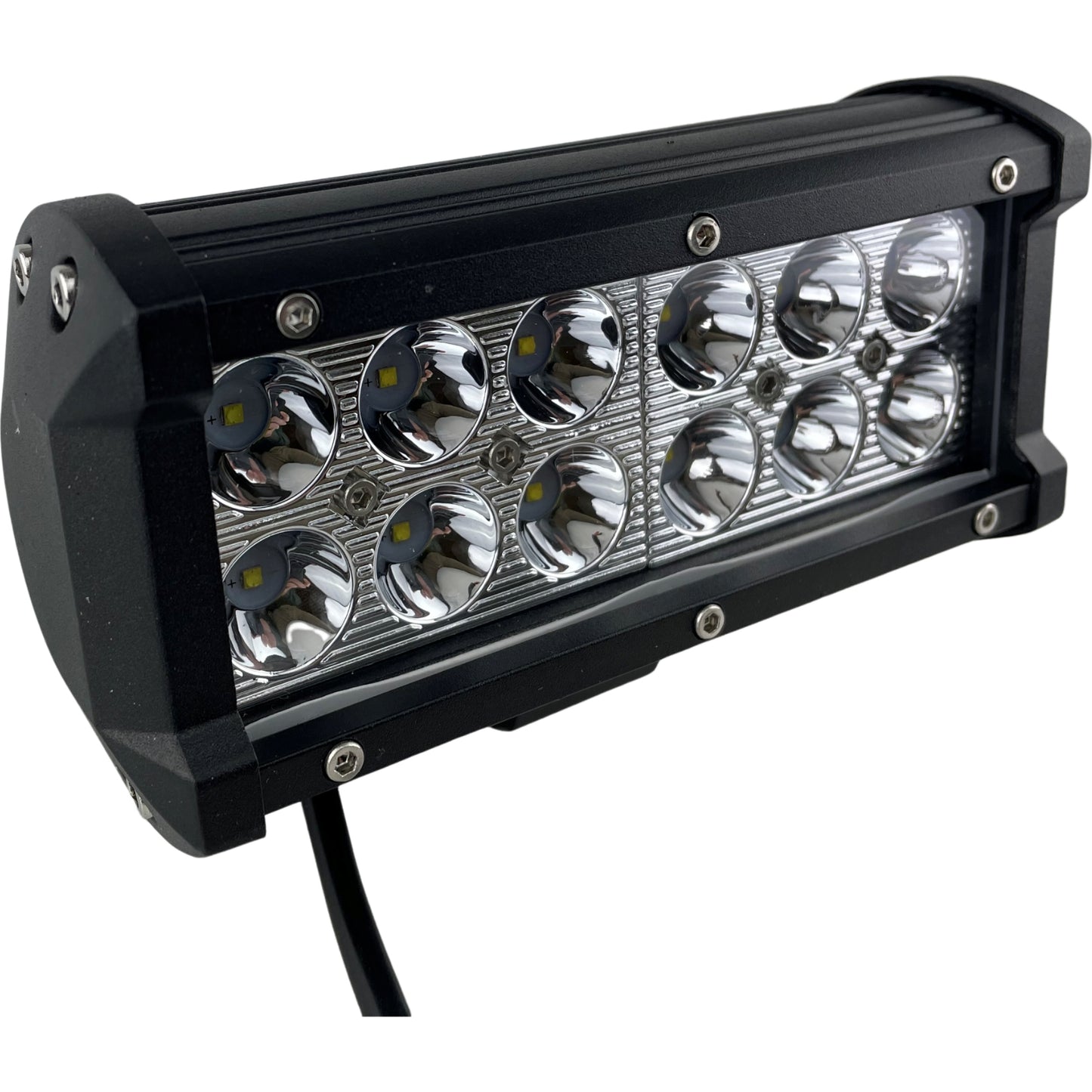 LED Clear Work Light Bolt On 12/24v 6" Six Inches 36W