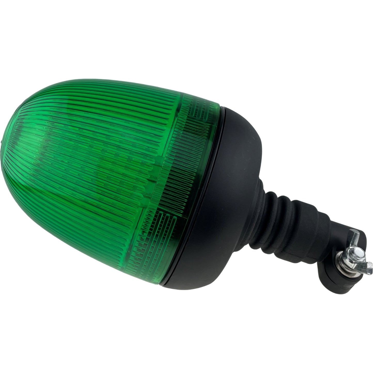 LED Green Flashing Economy Light Beacon Flexi Din Fitting for UK Vehicles 12/24v