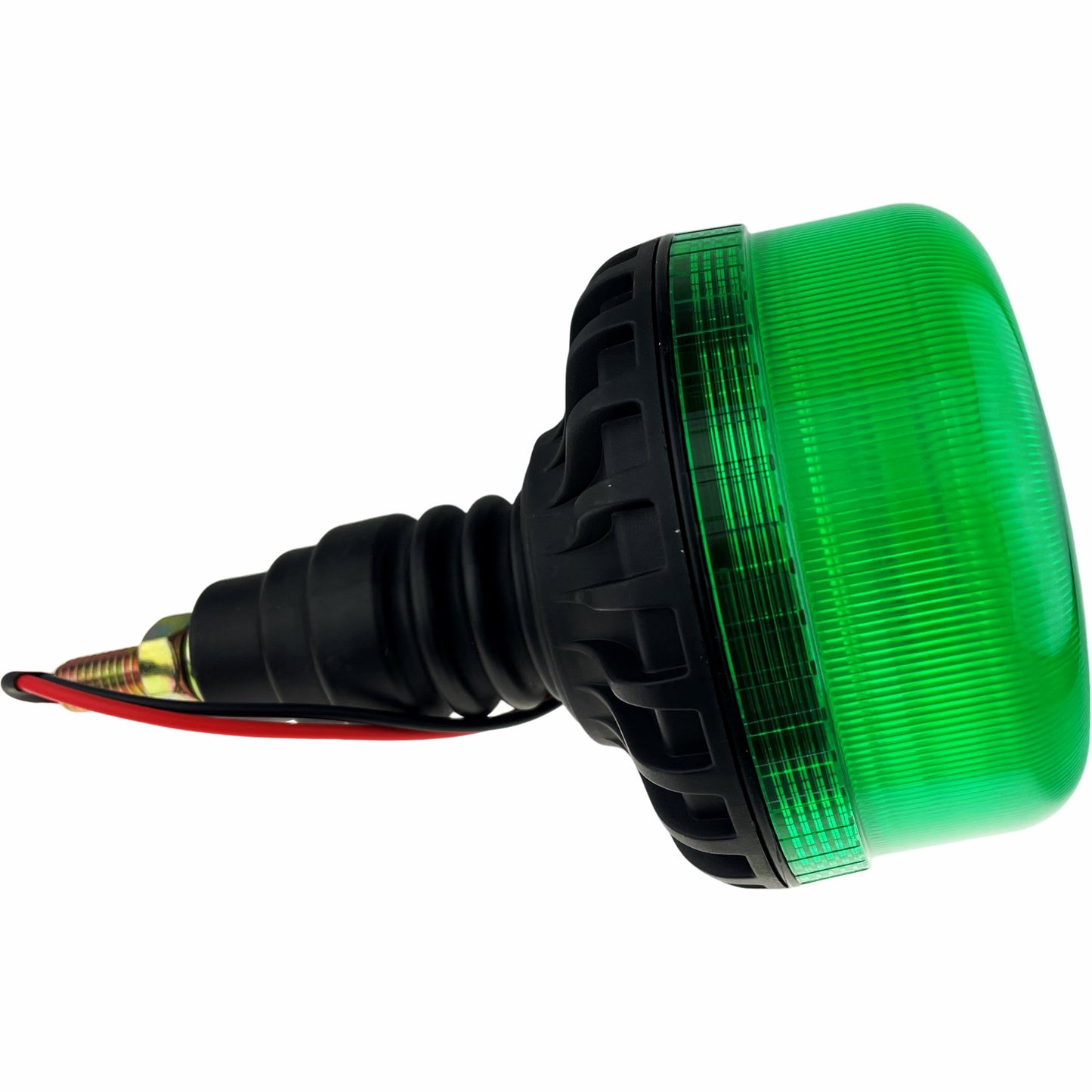 LED Green Compact Beacon Bolt On 12/24v