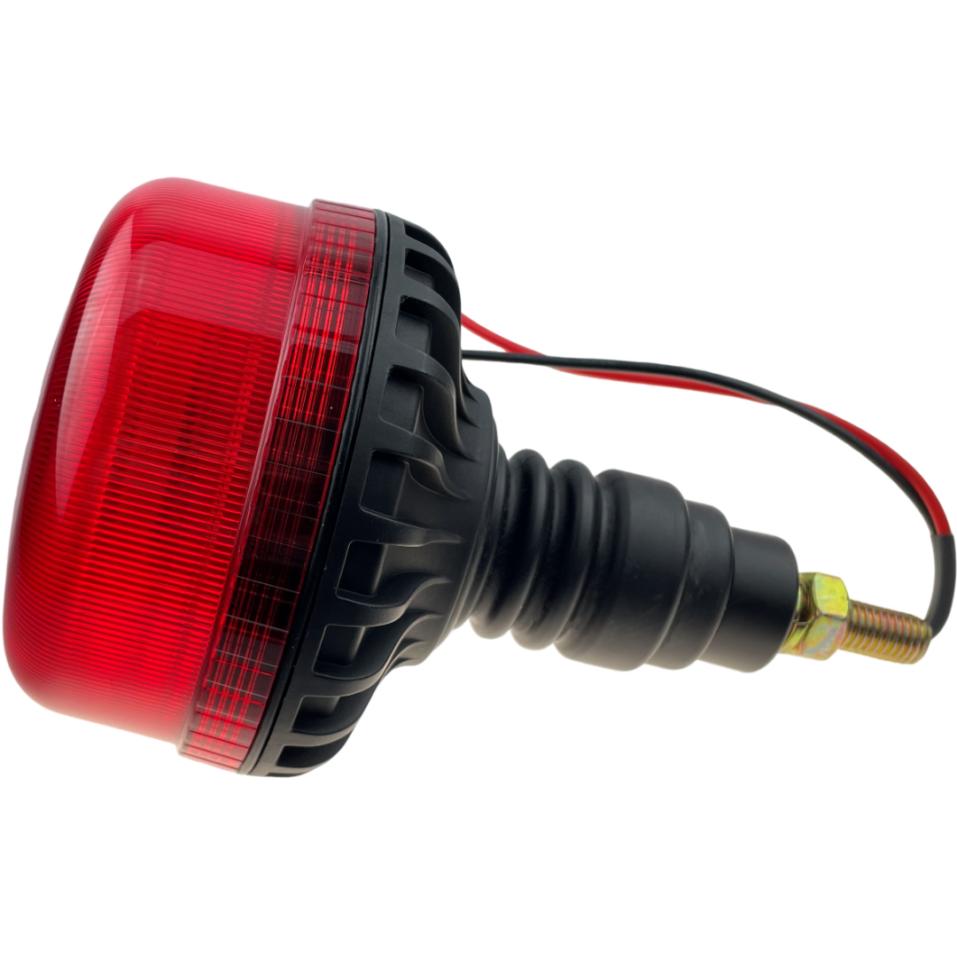 LED Red Compact Beacon Bolt On 12/24v Emergency Vehicles Industrial Aviation