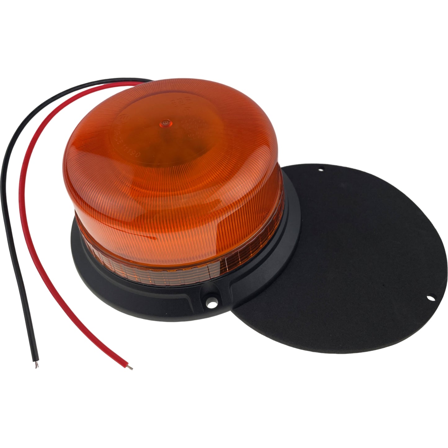 LED Amber Compact Beacon 3 Bolt 12/24v R65