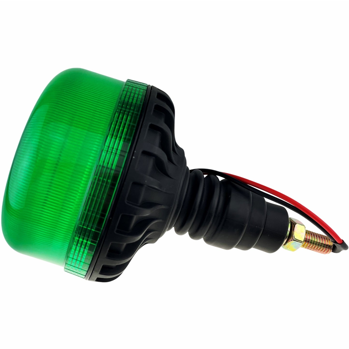 LED Green Compact Beacon Bolt On 12/24v