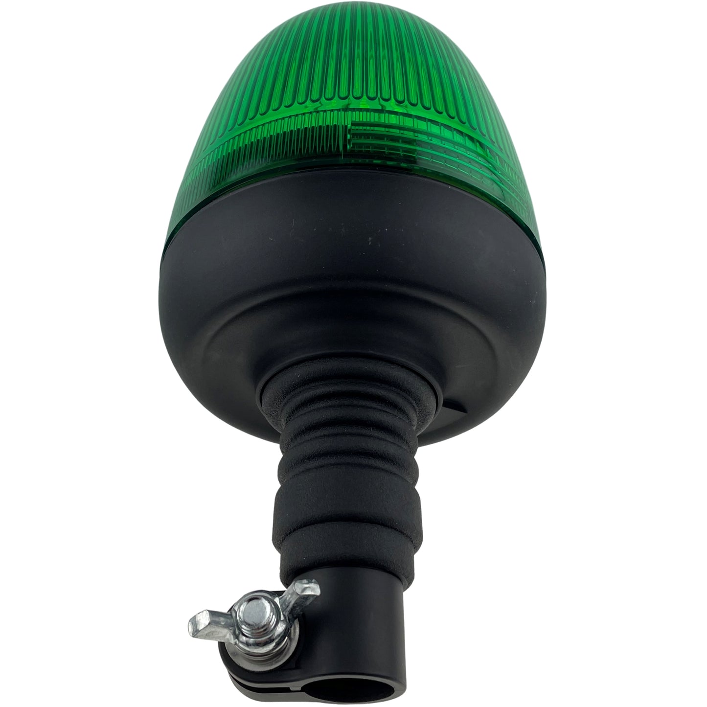 LED Green Flashing Economy Light Beacon Flexi Din Fitting for UK Vehicles 12/24v