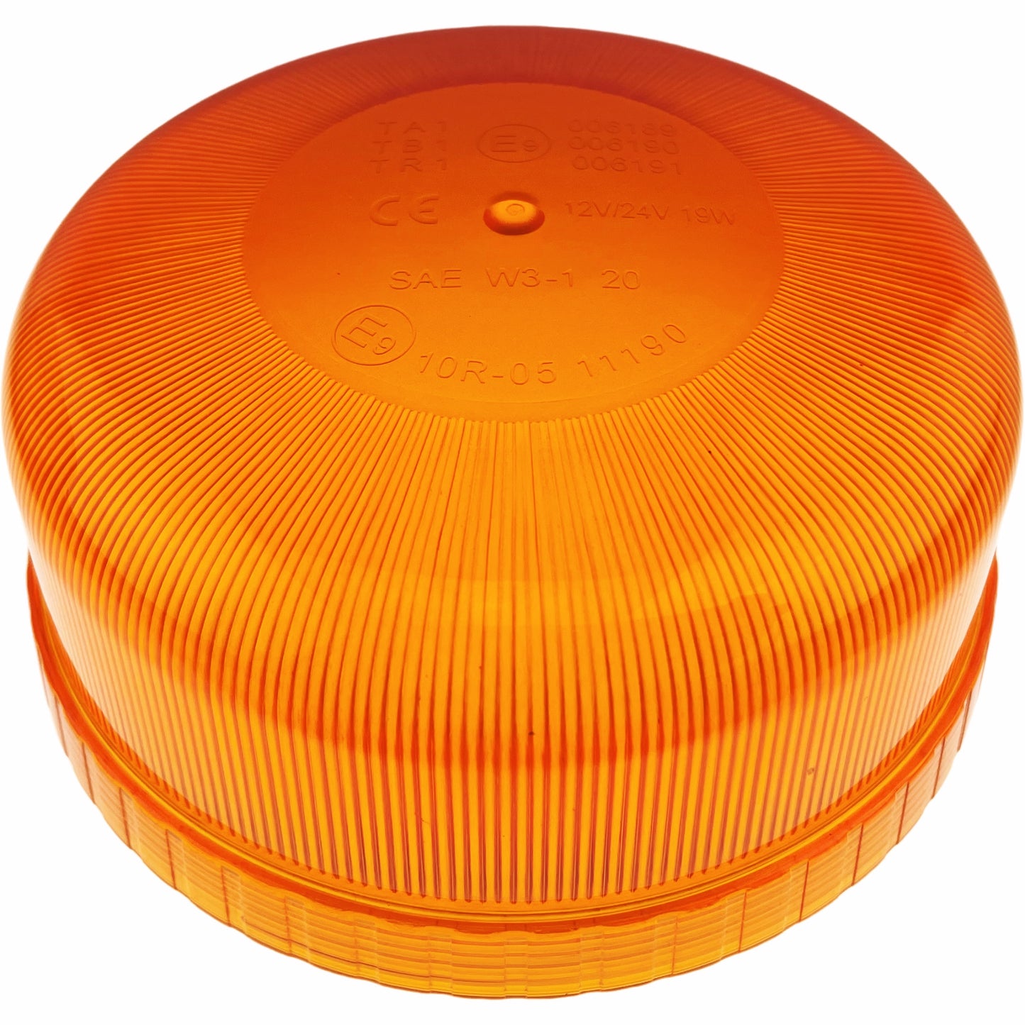 LED Amber Compact Beacon Bolt On 12/24v R65