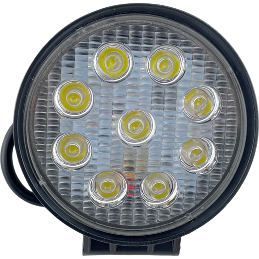 LED Clear Work Light Bolt On for Van UK 27W 4 Inch